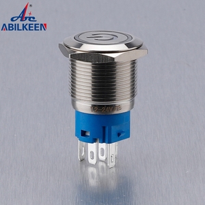 19mm Metal Push Button <strong>Switch</strong> LED Power <strong>Switch</strong> Waterproof Engine <strong>Switch</strong> Stainless Steel Car <strong>Motorcycle</strong> Engine Starter 19mm