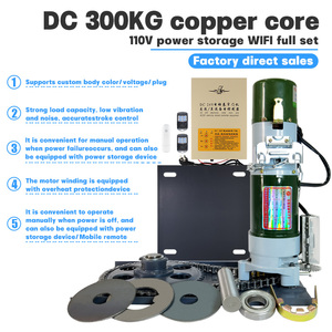 Dc300kg lõi đồng Wifi sét bảo vệ thiết lập của động cơ điện cửa cuốn màn trập Cửa Di động điều khiển từ xa - Product Image 2