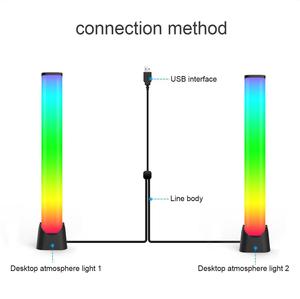 Nuevos modelos de tipo 200 más populares Symphony Gaming LED Lamp Bar Multifunción Smart TV Reconocimiento de audio Rhythm Pick - Product Image 2