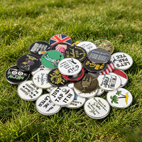 Logo personnalisé OEM durable pince à chapeau magnétique en métal prix d'usine marqueur de balle de golf promotionnel