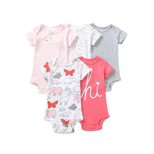 Lot de 5 barboteuses pour bébé de haute qualité – Vêtements pour nouveau-né – Ensemble de combinaisons pour bébé – Vente en gros - Product Image 4