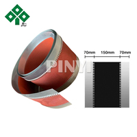 Connecteur de conduit flexible rond résistant aux hautes températures, connecteur de conduit flexible en PVC pour la sécurité incendie, pour équipement de ventilation