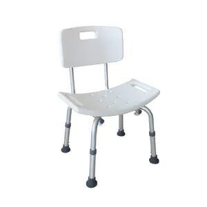 विकलांगों के लिए चिकित्सा अस्पताल उपकरणों एल्यूमीनियम बुजुर्ग बौछार कुर्सी का इस्तेमाल किया