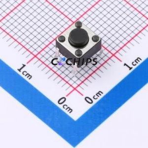 SMG-01-H045A1 Tactile Switch DIP-4P,6x6mm Switch Single Pole Single Throw Round Button 2.5N 6mm - Product Image 1