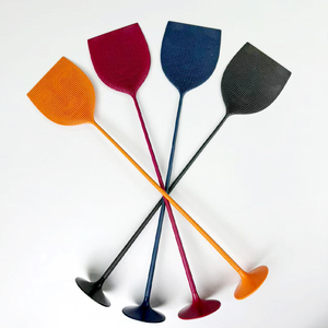 Nhựa Fly Vỉ Đập nhựa hình dạng tay Fly Catcher côn trùng muỗi Wasp kiểm soát dịch hại - Product Image 1