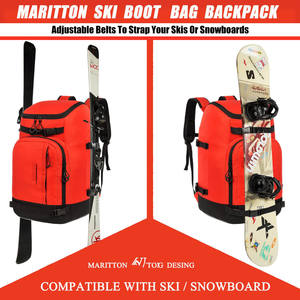 Free sample 65l Waterproof Ski Snowboard Boots Air Cushion Shoulder Pad Skiing Gear <b>Bag</b> Travel Backpack for Ski Accessories - Product Image 3