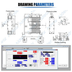 Aidear làm lạnh công nghiệp và trao đổi nhiệt tấm trao đổi nhiệt cho hệ thống làm mát và truyền nhiệt hiệu quả - Product Image 3