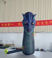Hippopotame gonflable géant personnalisé pour événements festifs, en PVC Taraulin et tissu Oxford, certifié CE/TUV, à vendre