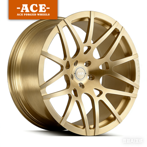 Cerchi in Lega Forgiati ACE Design Semplice Monoblocco Colore Rosso per Motorsport Auto 16-24 Pollici per Corvette Cadillac - Product Image 4