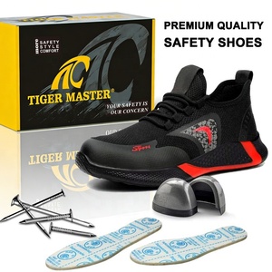 Zapatos de Seguridad Tiger Master Antideslizantes, Resistentes al Aceite, Anti-aplastamiento, con Puntera de Acero, a Prueba de Pinchazos, Modernos y Deportivos para Hombre y Mujer, OEM - Product Image 3