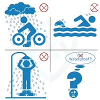 Chaussettes unisexe d'extérieur respirantes, imperméables, pour le sport, la randonnée et le quotidien, absorbant la transpiration, pour la saison hivernale (bas/milieu/manchette)