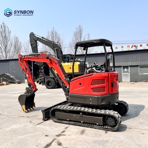 <span class=keywords><strong>Mini</strong></span>-excavatrice sur chenilles ultra-compacte, <span class=keywords><strong>dimensions</strong></span> 3555x1300x2330 mm, pour applications en espaces étroits - Product Image 3