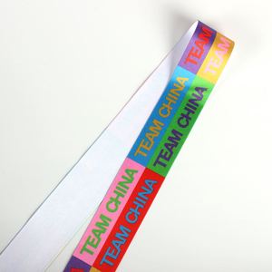 Good Price Polyester Tape Textile Accessories Printed Elastic Polyester <b>Webbing</b> Gift Wrap <b>Webbing</b> Strap - Product Image 3