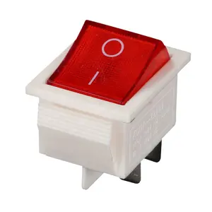 4 PIN 16A/20A 125V/250V ON OFF Electric Waterproof Copper foot contact AC Boat Marine Rocker Switches