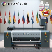 Imprimante à sublimation thermique à double tête grand format haute vitesse 44 pouces pour fabricants, imprimante de bannières de 1,3 m