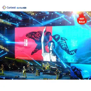 P3.91 P2.6 2.6 500 X 1000 Easy To Install Indoor Outdoor Rental Led Display Stage Curve Led Screen Screens For Concert Event