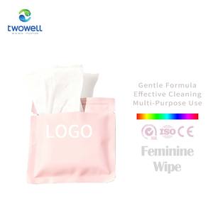 Lenços Umedecidos Orgânicos para Higiene Íntima Feminina, Embalagem Individual, Descartáveis no Vaso Sanitário - Product Image 2