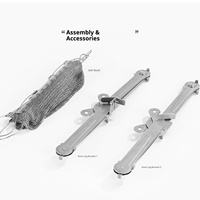 Poêle à bois pliable en alliage de titane pour l'extérieur, foyer de camping, barbecue, feu de camp, avec étui de transport