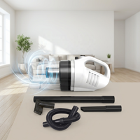 Aspiradora Inalámbrica Portátil Ligera 4 en 1 para Automóvil, de Mano, sin Bolsa, Seca, con Cargador USB