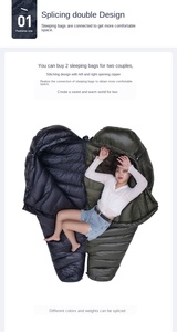 <span class=keywords><strong>Alta</strong></span> calidad <span class=keywords><strong>montaña</strong></span> Camping al aire libre adulto ultraligero momia saco <span class=keywords><strong>de</strong></span> <span class=keywords><strong>dormir</strong></span> invierno grueso impermeable abajo saco <span class=keywords><strong>de</strong></span> <span class=keywords><strong>dormir</strong></span> - Product Image 5