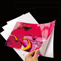 Etiquetas de inyección de tinta autoadhesivas para impresora, papel de impresión de vinilo transparente, transparente e impermeable, a4