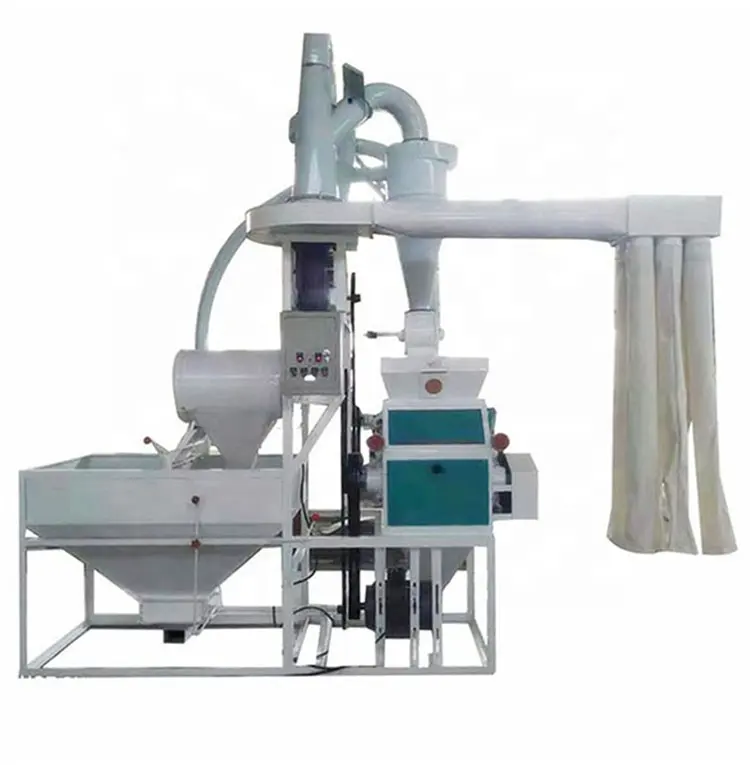 Maize moinho de farinha milho máquina de processamento de semolina de planta para uganda