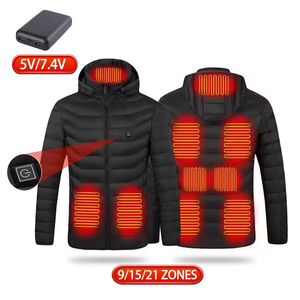 Custom logo Battery <strong>Heated</strong> <strong>Jacket</strong> Puffer in Stock Coat Women's Rechargeable <strong>Electric</strong> <strong>Heated</strong> <strong>Jacket</strong> Men - Product Image 1