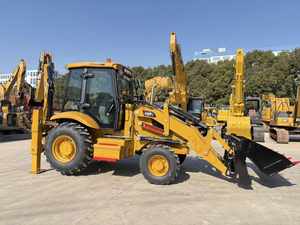 Mini-excavatrice rétro Caterpillar, chargeuse-pelleteuse sur chenilles CAT420, moteur en stock - Product Image 2