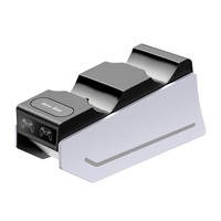 Accessoires de Jeux Portables, Chargeur PS5, Support de Charge pour Deux Manettes, Station de Charge Double pour Playstation 5