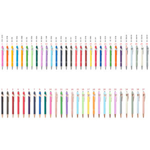 批发畅销金属圆珠笔定制标志软触摸设计1.0毫米黑色/蓝色/红色墨水办公室/学校促销CE - Product Image 6