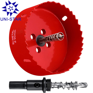 60mm bis 200mm Bimetall-Lochs äge mit Dorn HSS M42 Loch bohr schneider für Holz Aluminium Kunststoff Eisen - Product Image 2