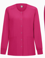 Ensemble de blouses médicales sur mesure en gros, haut à manches longues et pantalon droit, uniformes pour médecins et infirmières 82028