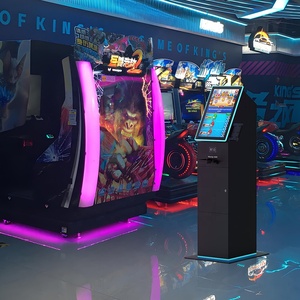 Kiosco de canje de boletos de apuestas deportivas personalizado de fábrica USW manejo de efectivo <span class=keywords><strong>retiro</strong></span> de efectivo Cajero Automático quiosco de casino con rayas de luz - Product Image 3