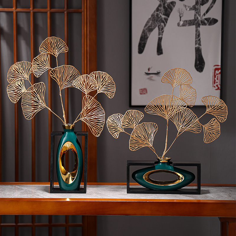 Vert foncé [paire jin yi] 2 feuilles de jixiang