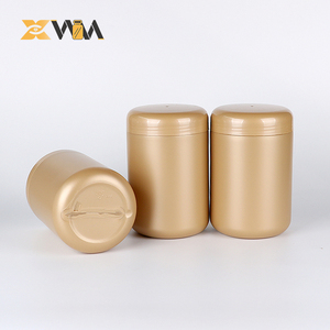 Golden HDPE Powder Canister 420-1000ml Opaque Matte 100mm Wide Mouth for Protein Powder &amp; Milk Formula Storage - Product Image 5