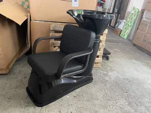 Modern Design Salon Furniture <b>Synthetic</b> <b>Leather</b> Standing Shampoo Chair with Massage Features for Beauty Barber Gym Use - Product Image 4