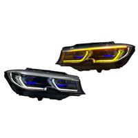 Phares de voiture Auto-y pour BMW Série 3 320i 325i 330i 2018-2022 G20, phares modifiés à double couleur de style laser pour BMW G20