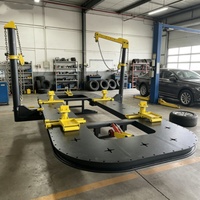 Machine de redressage de châssis entièrement automatique avec fonction de levage synchrone pour un redressage stable des châssis de véhicules utilitaires