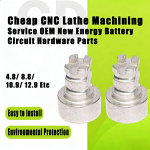 Cheap CNC Lathe &amp; Wire EDM Machining Service OEM New Energy Battery Circuit Hardware <strong>Parts</strong> Steel - Product Image 1