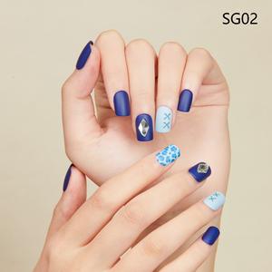 Nouveautés en gros : <span class=keywords><strong>Faux</strong></span> <span class=keywords><strong>ongles</strong></span> ABS à couverture complète, <span class=keywords><strong>ongles</strong></span> artificiels brillants avec étiquette privée, à presser avec <span class=keywords><strong>colle</strong></span> - Product Image 1