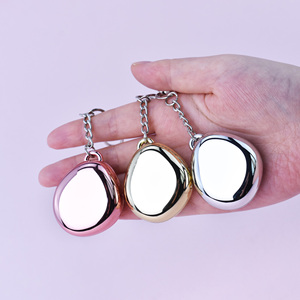 Bán buôn 0.5g Công suất nhỏ mạ bạc thiết kế bột trường hợp với gương Blush container nhỏ gọn bao bì bột - Product Image 4