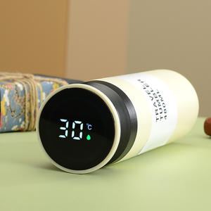 電気スマートステンレス鋼デジタルLEDウォーターボトルスマートドリンクウェアトラック取水カスタムスマートマグ温度制御 - Product Image 4