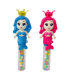 Vente chaude sirène princesse Bubble <span class=keywords><strong>Machine</strong></span> enfants bonbons jouets avec imagination-emballé amusant bonbons jouets enfants Dulces De Juguete - Product Image 1