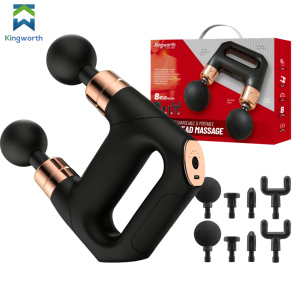 Masajeador Muscular Portátil <span class=keywords><strong>de</strong></span> Doble Cabezal Kingworth Eléctrico Tipo-C, <span class=keywords><strong>Pistola</strong></span> <span class=keywords><strong>de</strong></span> Masaje <span class=keywords><strong>de</strong></span> Doble Cabezal para Masaje Muscular - Product Image 1
