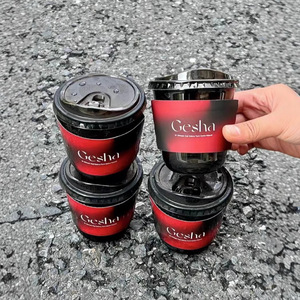 แก้วกาแฟและน้ำแข็งพลาสติก PET รูปตัวยู สีดำ ขนาด 90 คาลิเบอร์ แบบใช้แล้วทิ้ง ความจุ 24 ออนซ์ คุณภาพสูง หนา ทนทาน เหมาะสำหรับชานม - Product Image 2