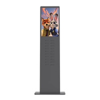 Station de recharge portable Welink 200W avec affichage LED, location de 20 emplacements, adaptateurs de station d'alimentation, machine Li-Polymère