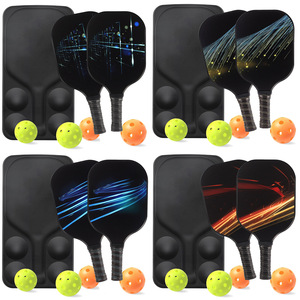 Ensemble de raquettes de pickleball, 12 pièces, avec balles et sac de transport antidérapant pour adultes, équipement de sport de plein air toutes saisons - Product Image 1