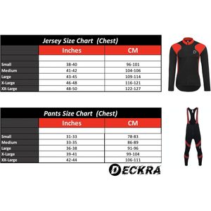 Ensemble de pantalon et maillot de cyclisme pour hommes, manches longues, collants rembourrés thermiques, respirants, coupe-vent pour la conduite - Product Image 6