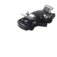 Coche de Carreras Deportivo a Escala 1/36, Modelo de Aleación con Doble Puerta, de Retroceso, Juguete Educativo y Adorno para Niños
