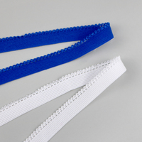 En gros, Ruban de dentelle picot élastique pour sous-vêtements, avec bordure à picots, pour couture